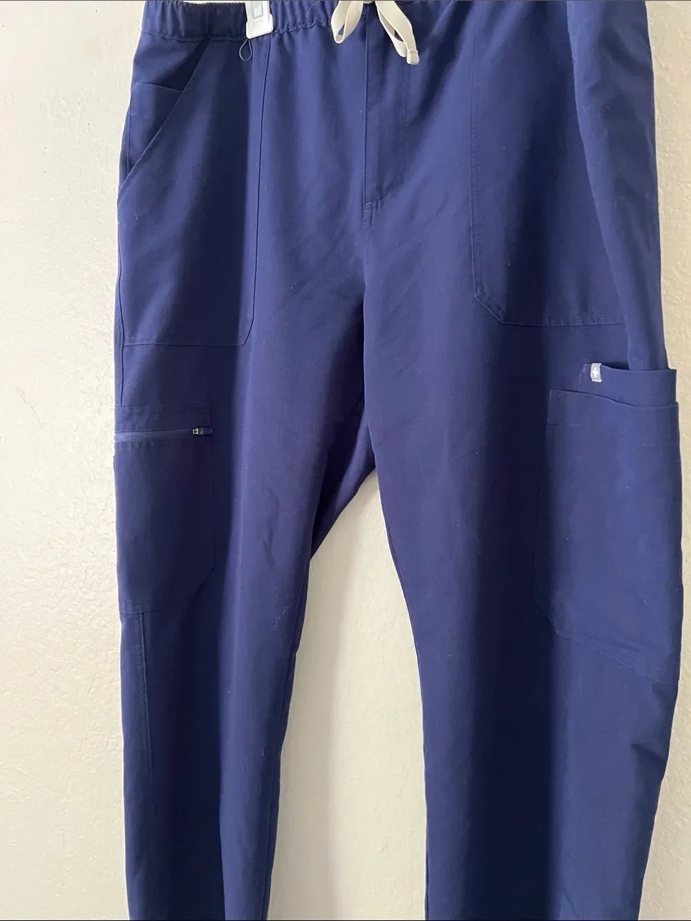 EUC FIGS Men's Cairo Cargo Scrub Pants Navy Size XXL/S